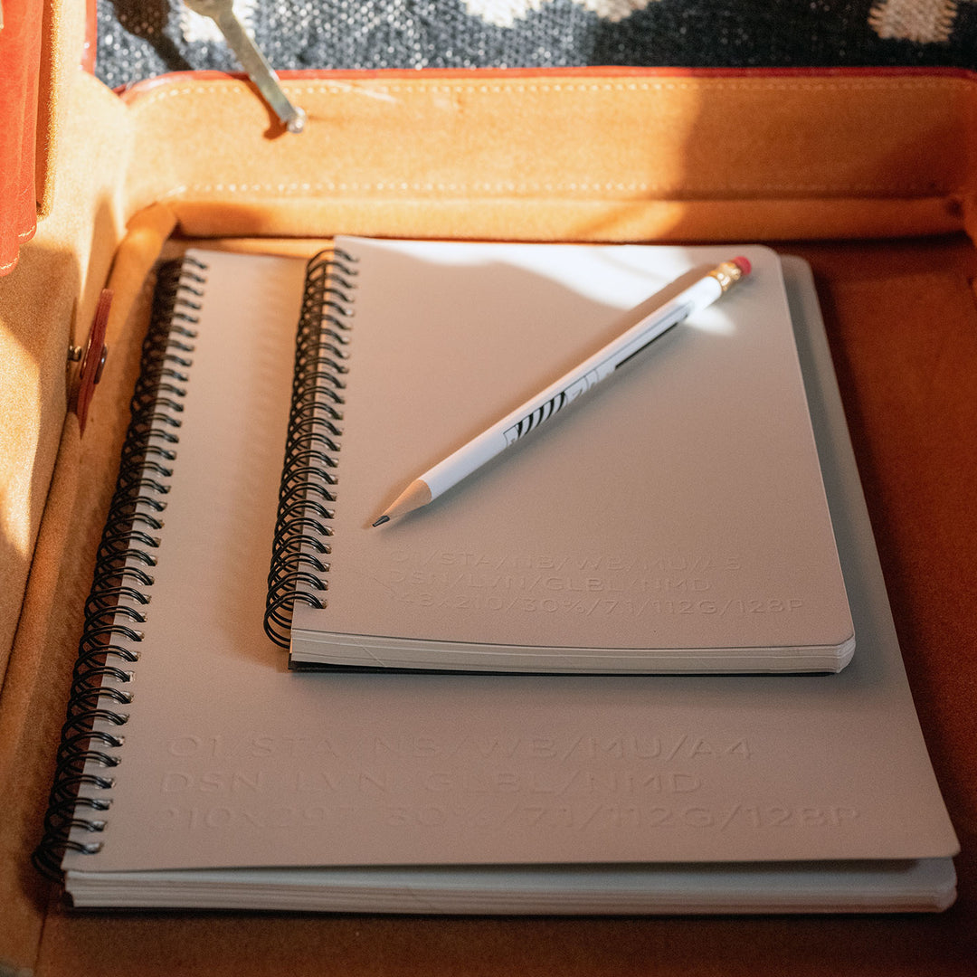 Plain Wire-Bound Notebook