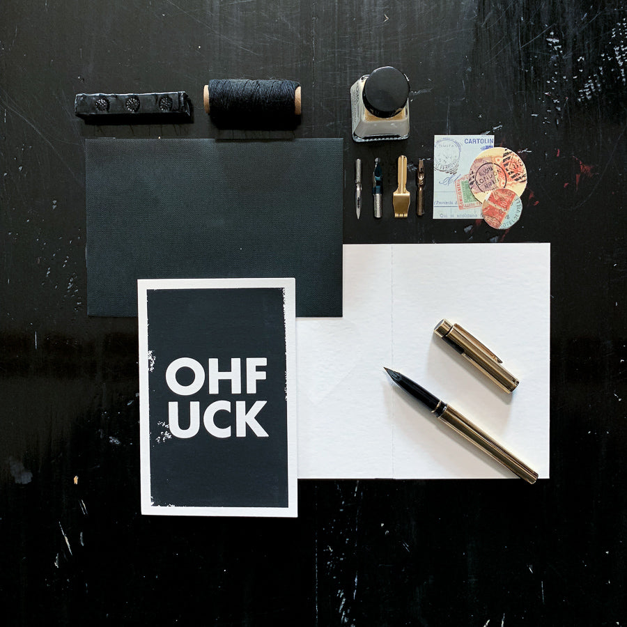 OHFUCK Greeting Card