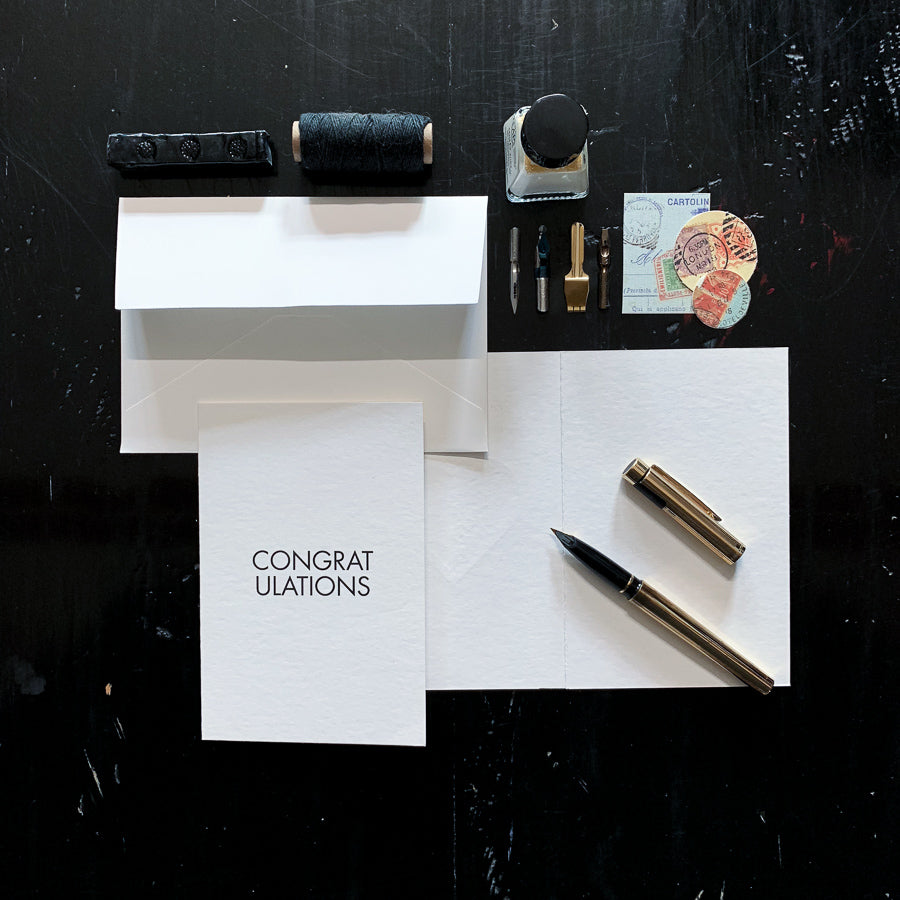 Minimal 'Congratulations'