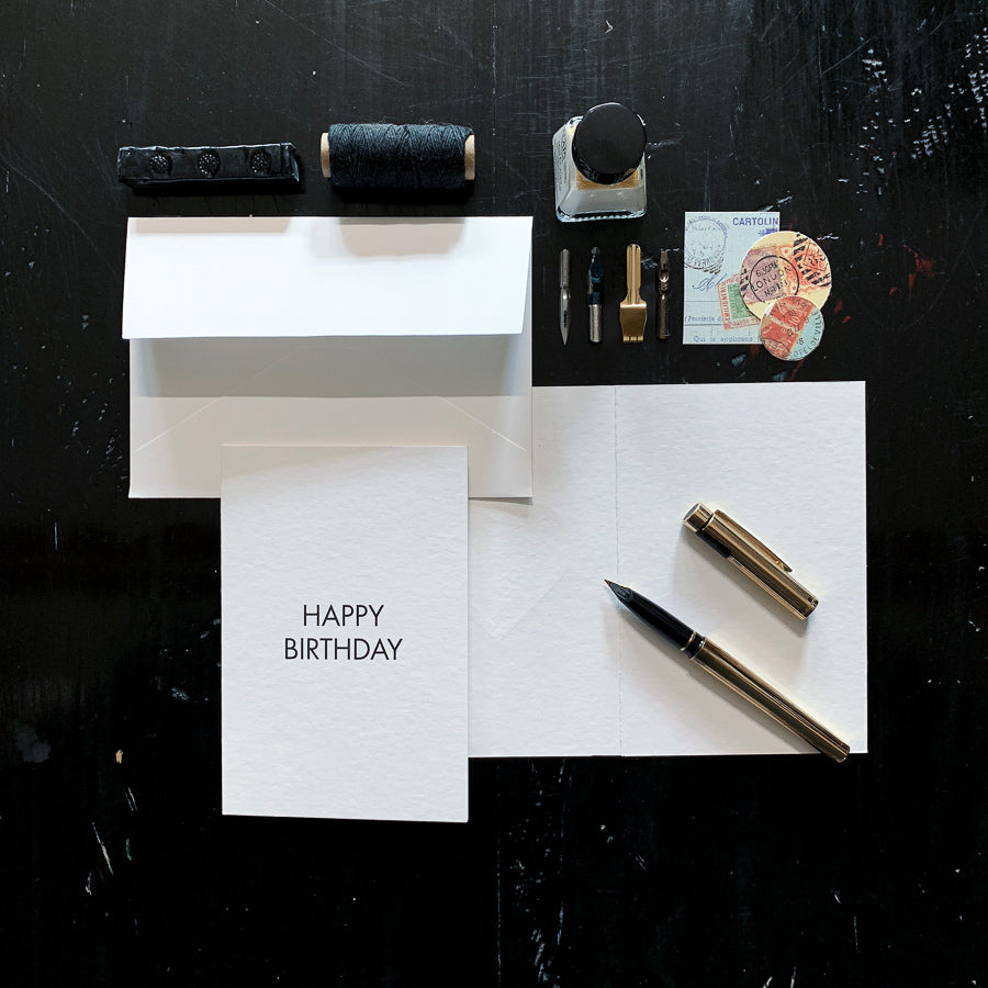 Minimal Birthday Greeting