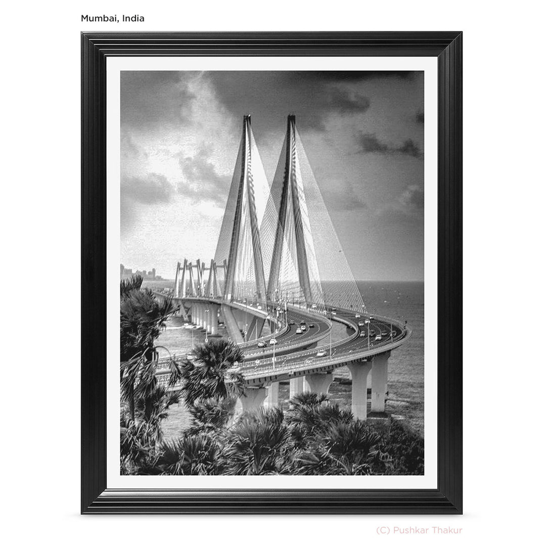 Mumbai Sea-Link Framed Photograph