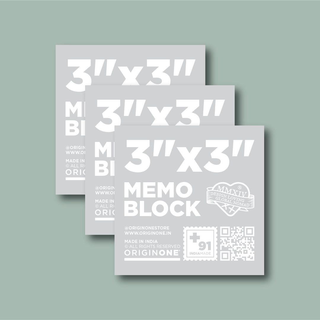 3" Cement Memo Block