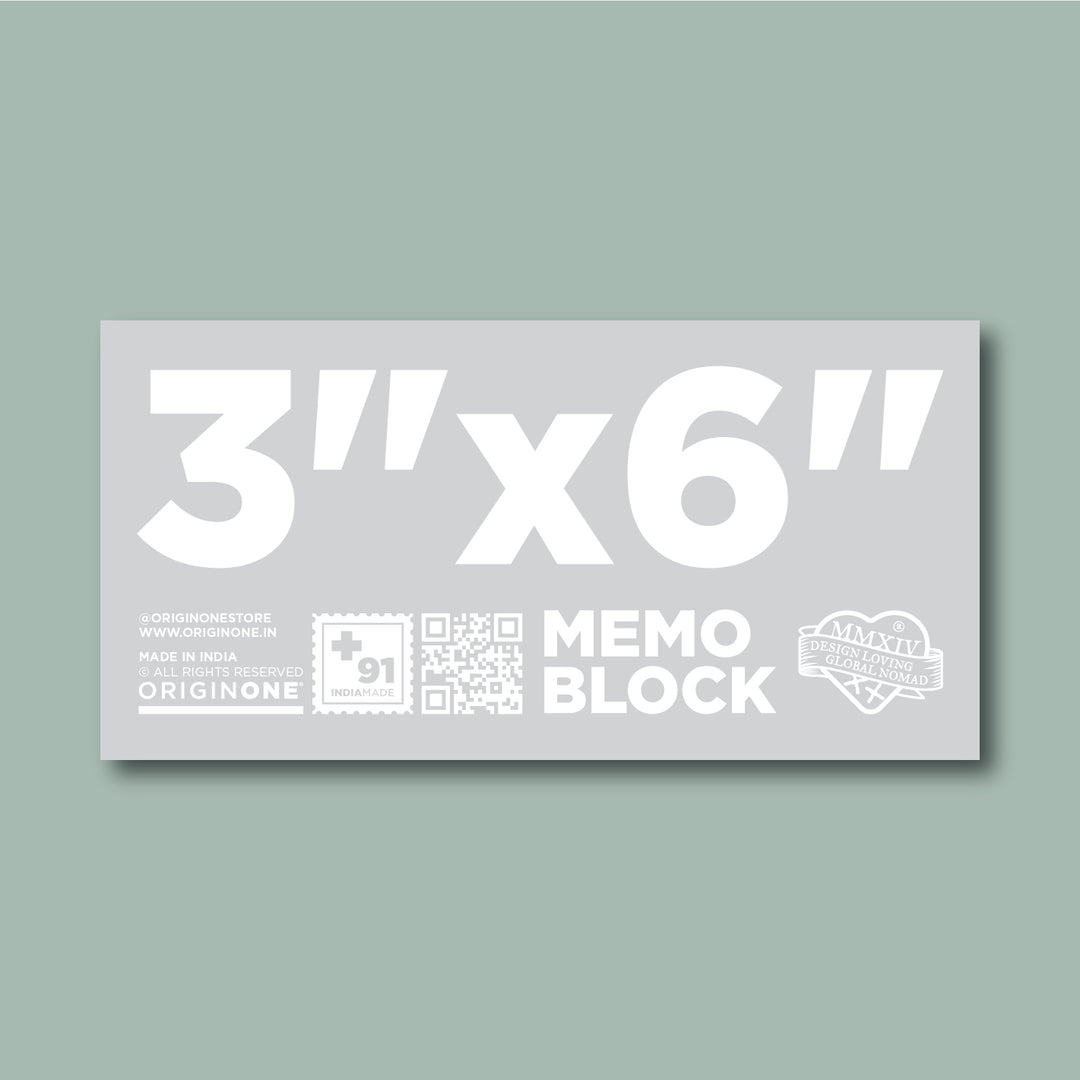 6" Cement Memo Block