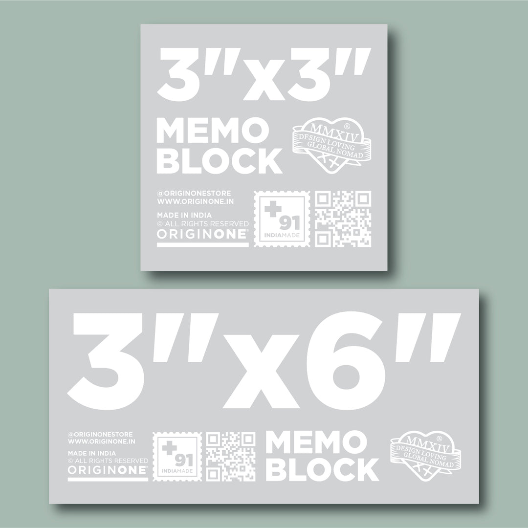 Set of Memo Blocks