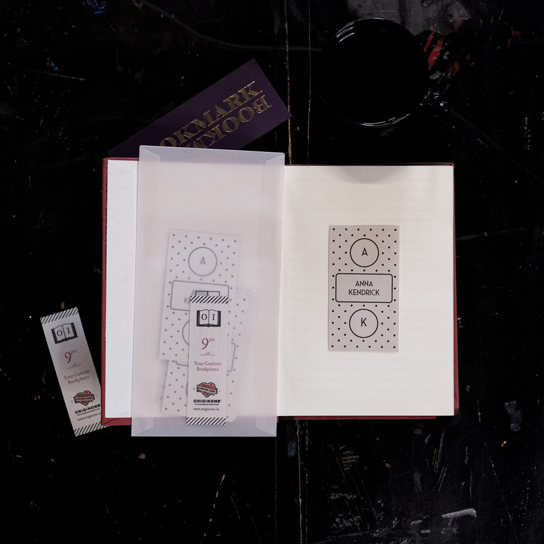 Personalised Dotted Bookplate