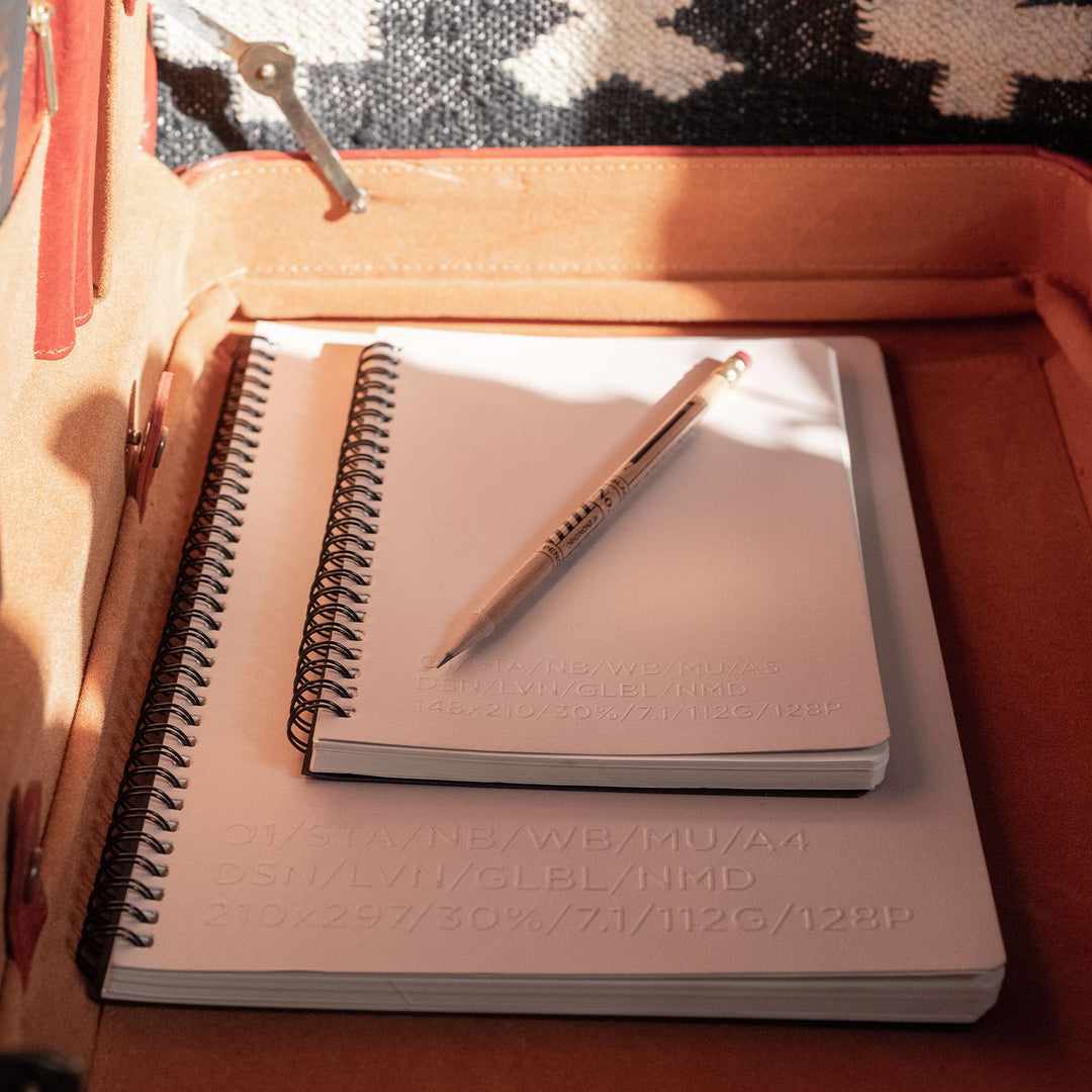 Plain Wire-Bound Notebook