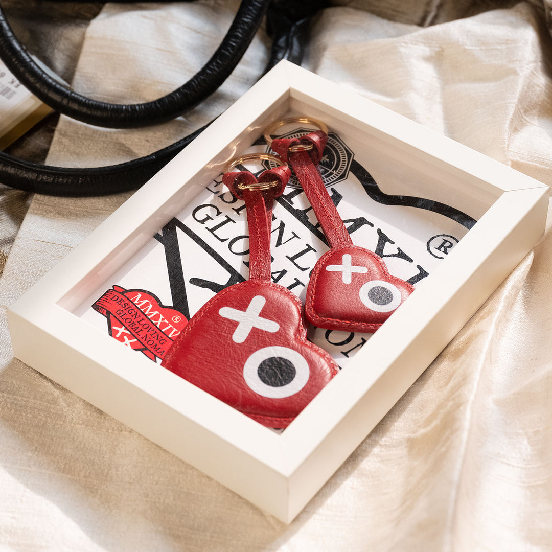 Set of XO Heart Charms