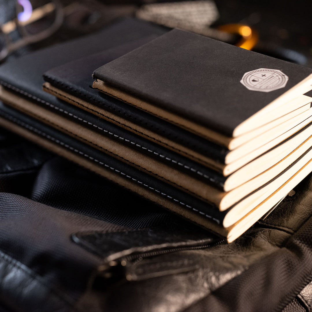 Squared Thread-Stitched Notebooks