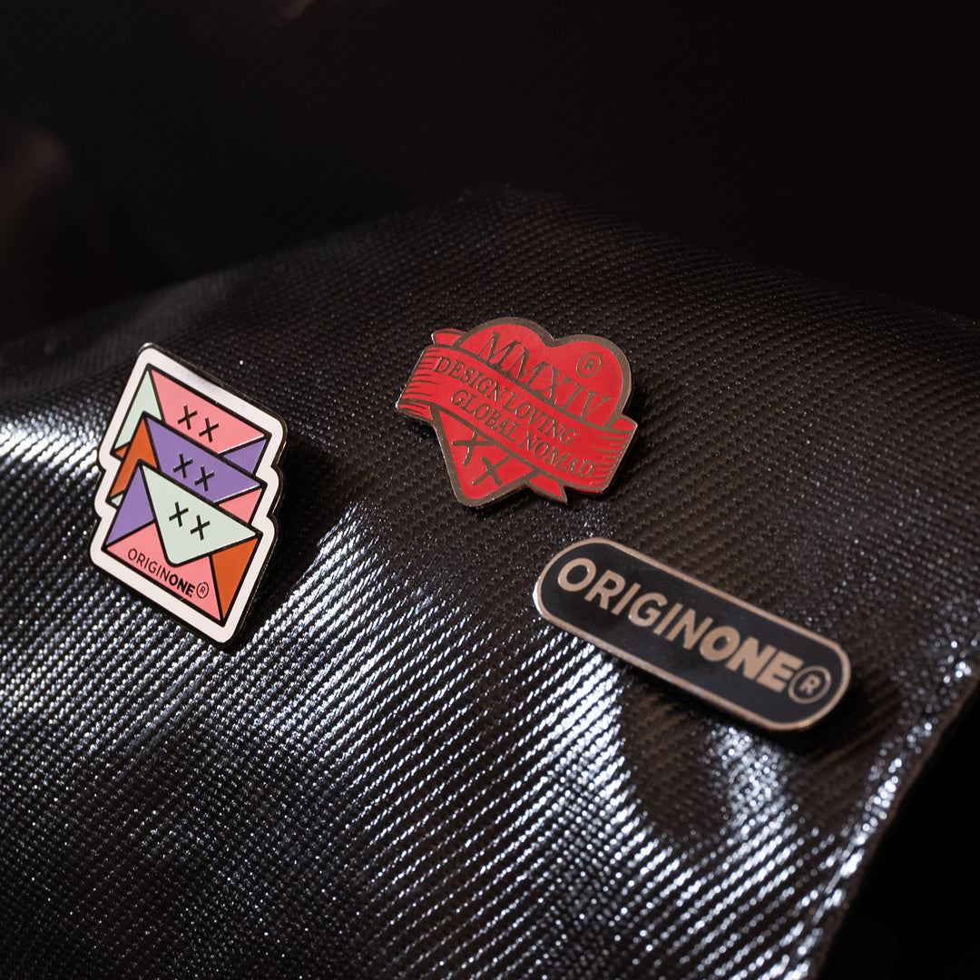 Set of Origin One Enamel Pins