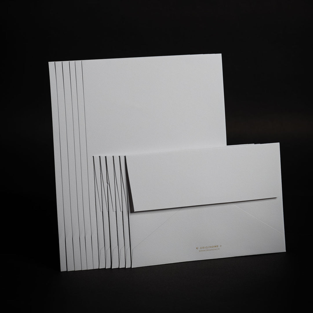 Grey Letter Set of 6