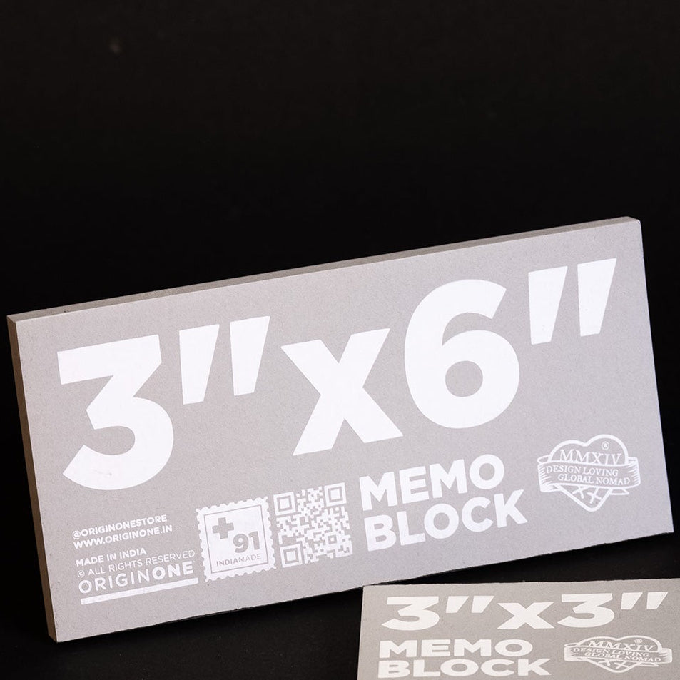 6" Cement Memo Block