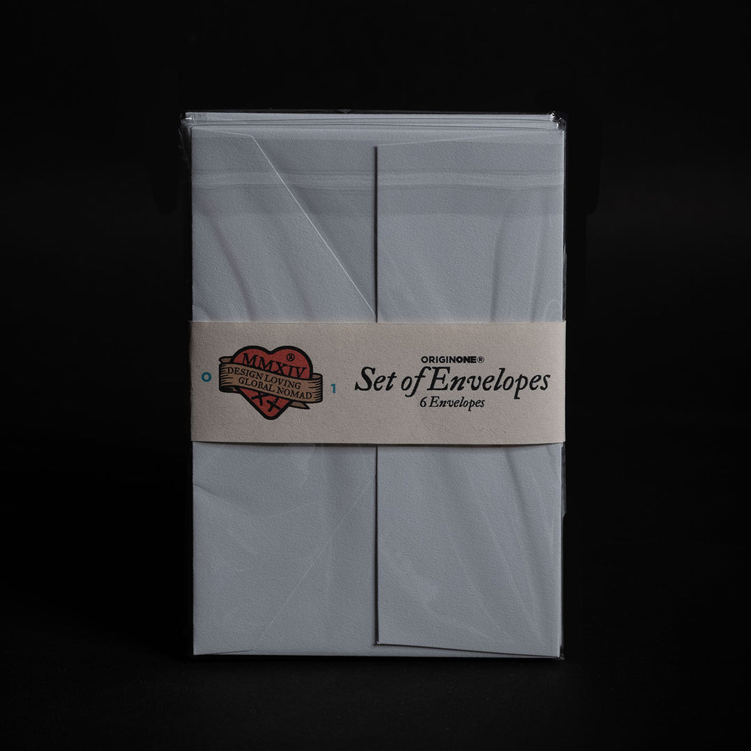 Grey Envelopes Set of 6