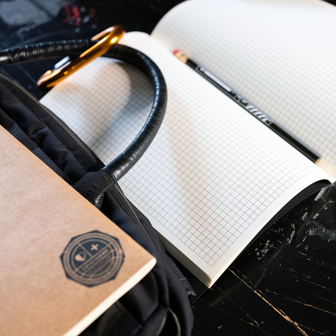 Squared Thread-Stitched Notebooks