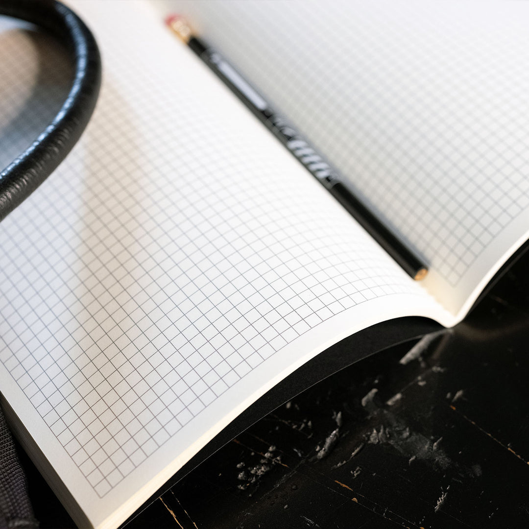Squared Thread-Stitched Notebooks