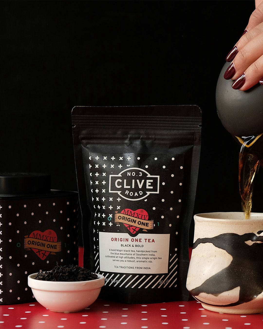 Origin One x No. 3 Clive Road Tea Pouch