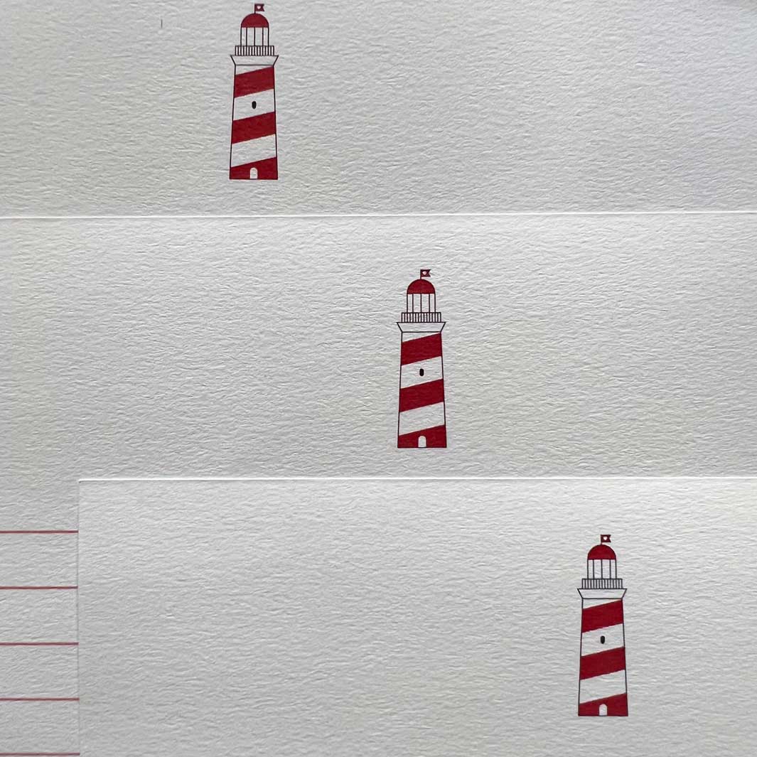 Lighthouse Letter Set