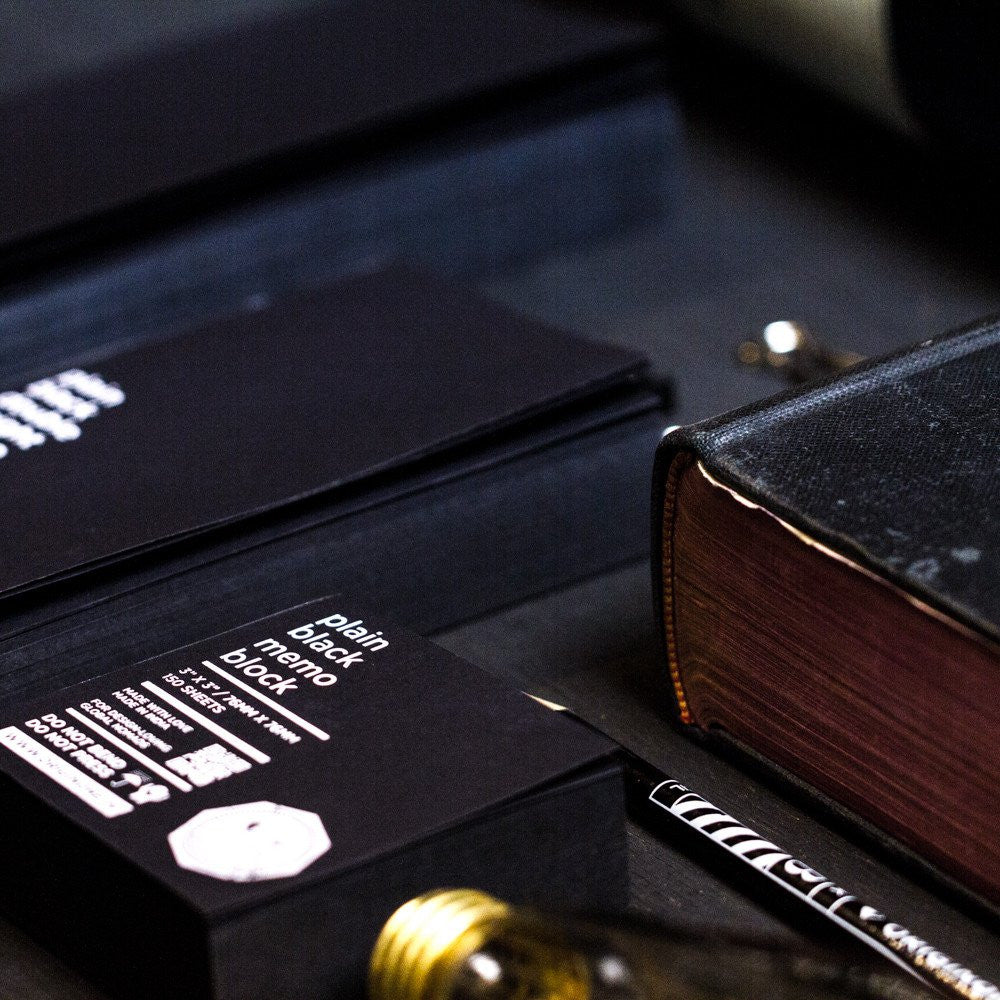 Black Memo Blocks