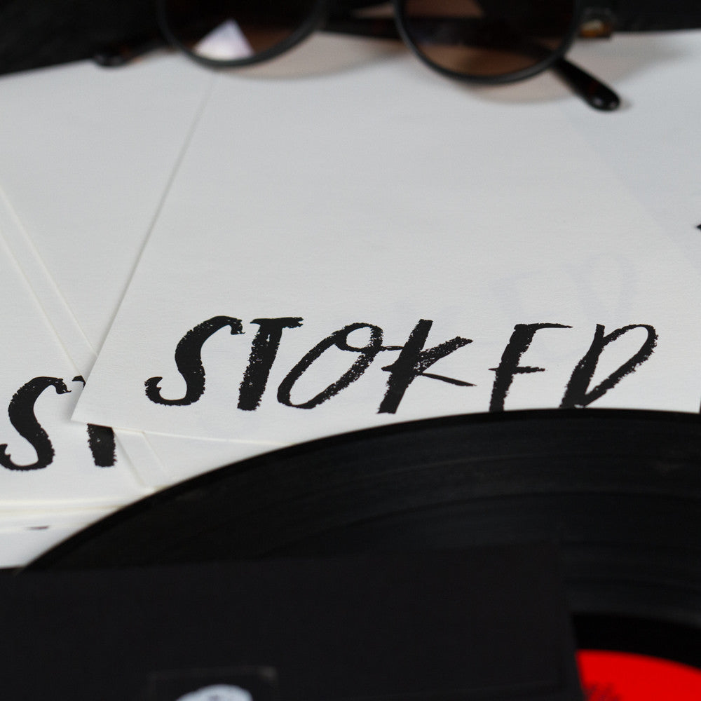 'Stoked' Letter Set