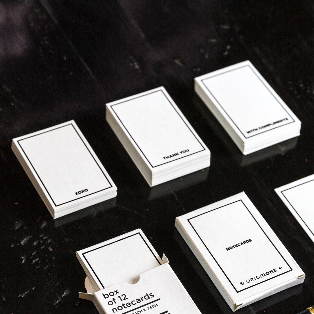 Box of 12 B&W Notecards