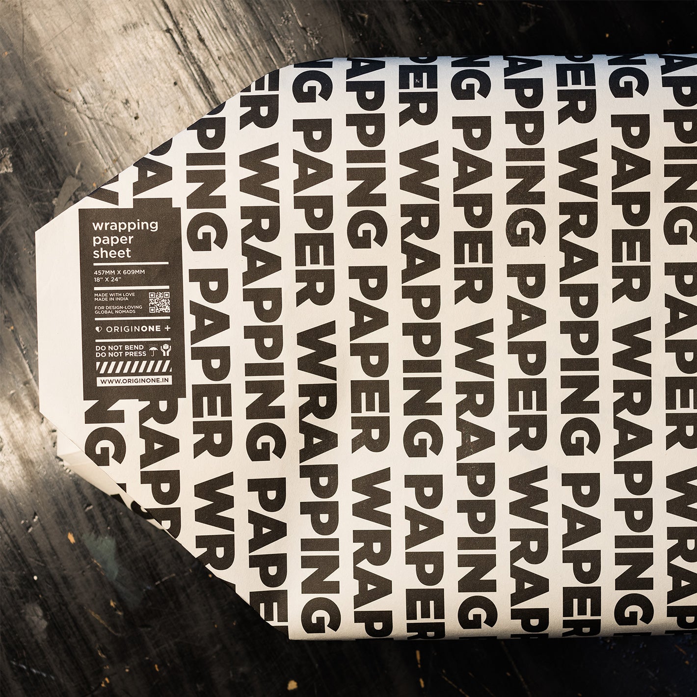 Origin One CMYK Wrapping paper #color_black